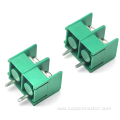 Green wiring terminal block